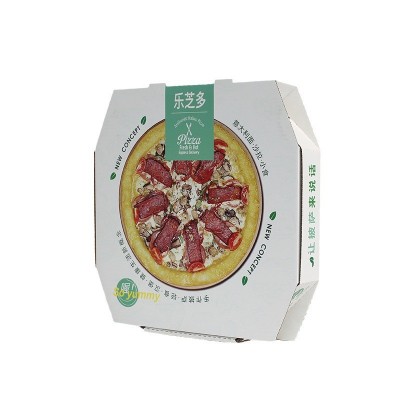 披萨纸盒烘焙外卖折叠打包盒披萨彩印纸盒食品外卖盒食品级披萨盒图5