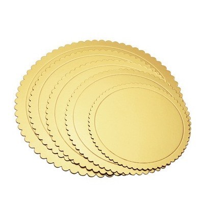 蛋糕板圆形 6 8 英寸白皮书食品包装托盘瓦楞圆形蛋糕底座图4