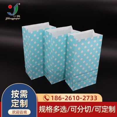 现货食品方底纸袋烘焙外卖打包零食牛皮纸包装袋淋膜牛皮纸袋厂家图2