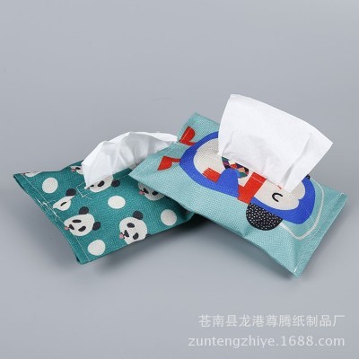 现货批发可爱卡通无纺布盒装纸巾 个性一次性抽取式盒装纸巾批发图4