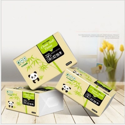 厂家供应竹浆抽纸妇婴面巾纸餐巾纸家用卫生纸402张三层超柔图4