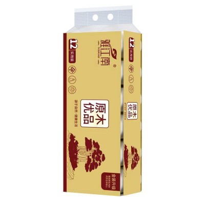 12卷家庭装卷纸五层木浆加厚卫生纸采购酒店宾馆实心卷纸工厂定制图4