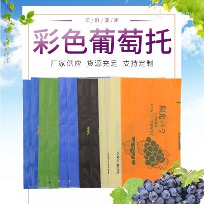 定制彩色葡萄包装防水袋牛皮纸包装袋葡萄打包袋厂家批发包装袋图2