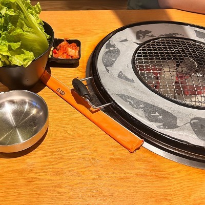 圆环形烤盘纸涮一体锅垫盘纸烧烤纸吸油纸电烤炉防油塔锅纸烤肉纸图3