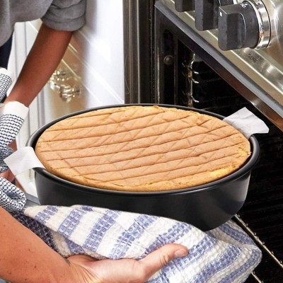 圆形双耳易提蛋糕脱模纸纸 烘焙用纸 硅油纸 亚马逊羊皮纸硅油纸图2