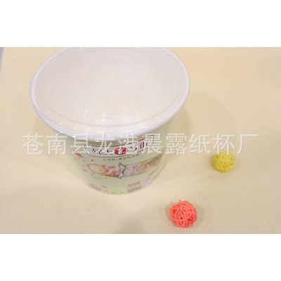纸杯厂家批发 一次性纸质外带 全家桶 爆米花桶图4
