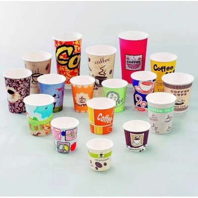 涂布纸纸杯 奶茶纸杯 国潮纸杯纸碗 纸桶各类型纸杯纸碗 厂价直销图4