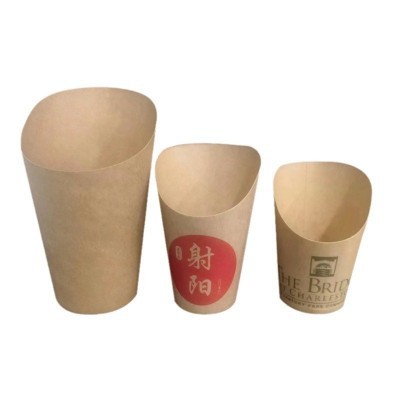 烟囱面包超大号牛皮斜口杯糖炒山楂纸杯糖雪球包装500个包邮图4