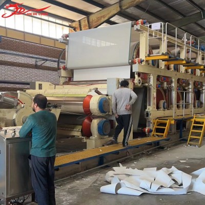 瓦楞纸造纸机全套生产设备全自动废纸制浆生产线按需定制