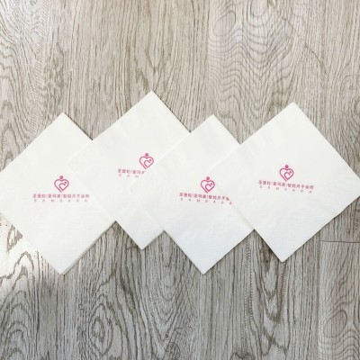 330纸巾可印logo饭店酒店专用方巾纸餐巾纸广告商用纸巾图4