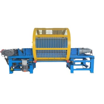 大型双轴撕碎机塑料废铁轮胎金属双轴废铁破碎机