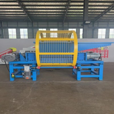 大型双轴撕碎机塑料废铁轮胎金属双轴废铁破碎机图2