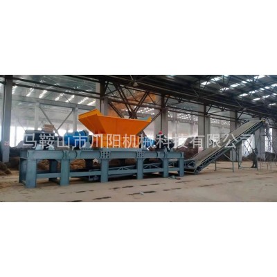 双轴撕碎机大型撕碎机粉碎设备废旧塑料纸厂废钢撕碎机塑料破碎机图5