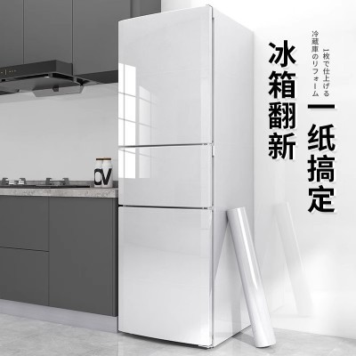 冰箱贴纸全贴装饰贴画自粘贴膜旧空调洗衣机翻新贴改色专用保护膜图3