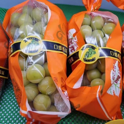 阳光玫瑰葡萄包装袋船袋腰封晴王葡萄透明防雾袋提子外包装纸袋图4