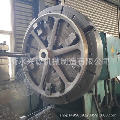 加工定做皮带轮 造纸设备引纸绳轮 绳轮 铸造件加工开槽轮图4