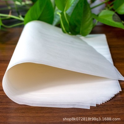 烘焙纸厂家批发方形纸包鱼糯米纸食品垫盘双面防油烤肉硅油纸盘纸图4