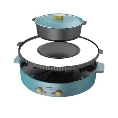 加厚环形烤纸涮一体同心锅盘纸吸油纸耐高温防油牛皮纸烤肉烧烤纸图2