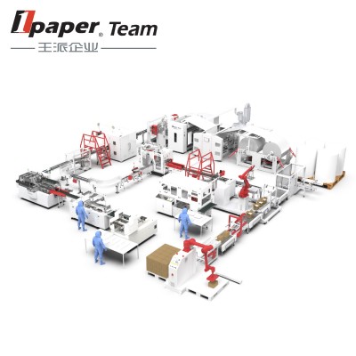 卫生纸餐巾纸包装机器 生活用纸制造机 厕纸卷纸复卷切割机器图2