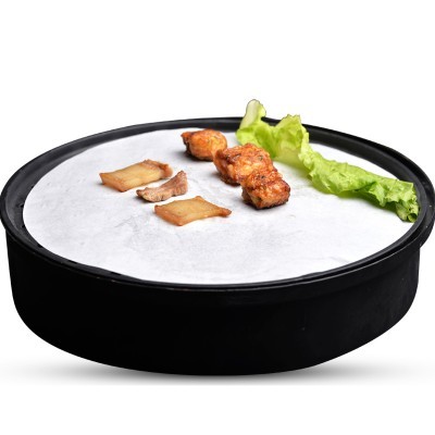 烤肉烤盘专用不粘空气炸锅圆形垫盘烘焙硅油加厚耐高温吸油烧烤纸图2