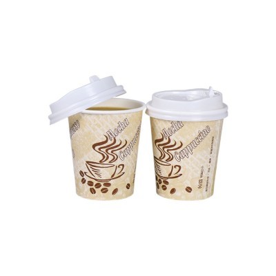 工厂批发一次性纸杯家用商用加厚咖啡杯印刷一次纸杯厂家