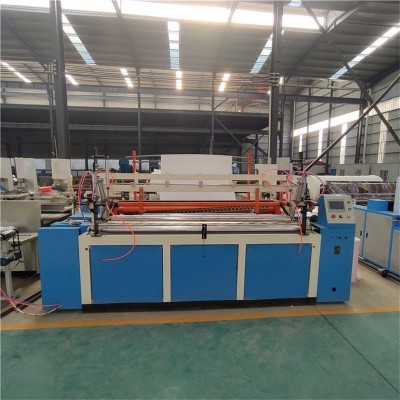 三米卫生纸自动复卷机 家用卷纸生产设备 小型家用自动压花复卷机图5