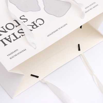 加厚纸袋子时尚礼品衣服包装袋服装店手提袋印logo设计批发包装袋图2