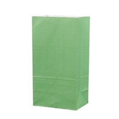 现货批发彩色牛皮纸礼品纸袋折口糕点糖果平口打包袋方底牛皮纸袋图4