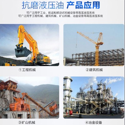 长城卓力高压高清液压油46# 无灰抗磨液压油68号机械工业润滑油图2