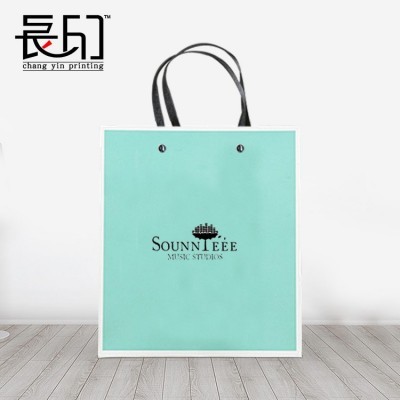 批发服装白卡纸袋通用礼品包装袋购物手提袋厂家直销定制印 logo图5