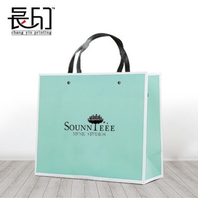 批发服装白卡纸袋通用礼品包装袋购物手提袋厂家直销定制印 logo图4