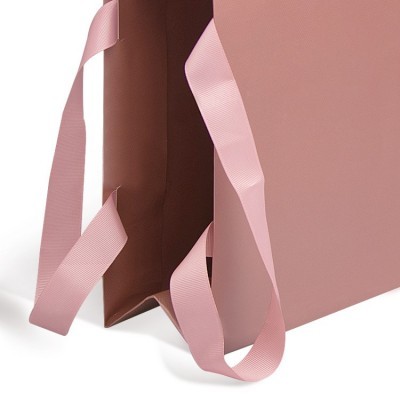 服装购物手提袋特种白卡纸包装袋商务首饰盒礼品袋牛皮纸袋高级感图2