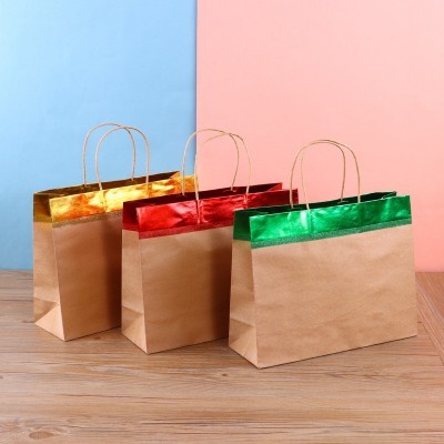 厂家定做 外卖奶茶包装 打包手拎袋服装店手提袋 支持印制logo图4