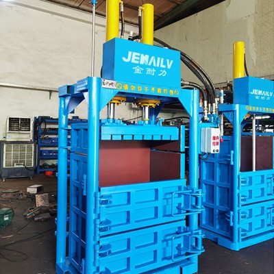 小型立式打包机废品废纸废料塑料瓶易拉罐手动液压工厂定制图5