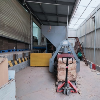 供应全自动废纸打包机 纸板纸盒废纸秸秆稻草液压打捆机设备批发图2