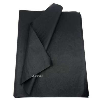 28克黑色拷贝纸 加厚黑色雪梨纸 服装 化妆品 包装防潮纸图3