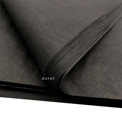 28克黑色拷贝纸 加厚黑色雪梨纸 服装 化妆品 包装防潮纸图4