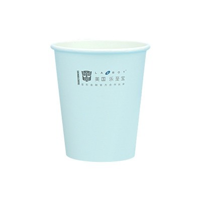 一次性250ml广告纸杯 广告水杯印字LOGO 办公加厚商用热饮纸杯子图2