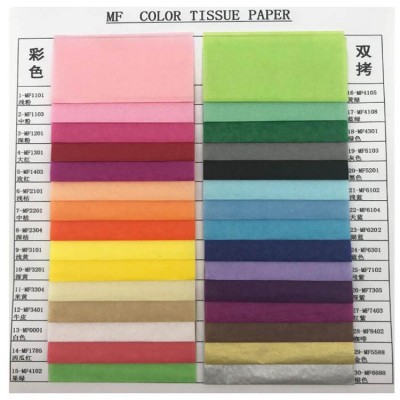 彩色拷贝纸17g雪梨纸薄页纸Colormgtissuepaper马卡龙色系拷贝纸图2