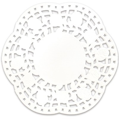 厂家直供点心蛋糕装饰花底纸餐盘食品级垫纸吸油纸花边纸烘焙纸图5