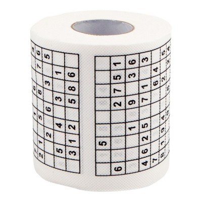 厂家直发创意数独卷纸益智游戏卷纸九宫格思维厕纸卫生纸三层加厚图4