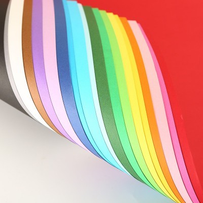 慧洋纯木浆彩色卡纸4k卡纸4开200g硬卡纸儿童手工折纸幼儿园彩卡图3