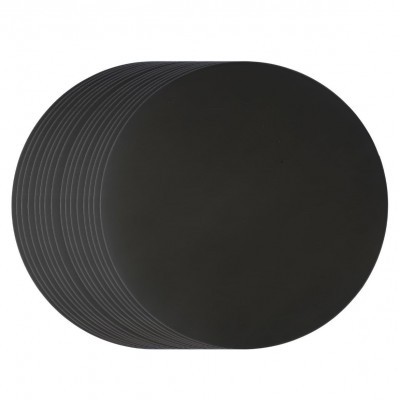 25cm圆形黑色白色艺术硬卡纸 手工彩铅素描水彩马克笔绘画美术纸图4