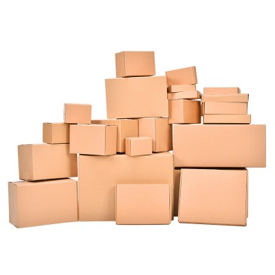 现货物流包装盒正方形纸箱长方形UN快递纸盒飞机盒半高纸箱子图3