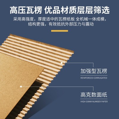 UN现货瓦楞纸板危包纸箱包装三层五层隔板垫板 diy玩具纸板图2