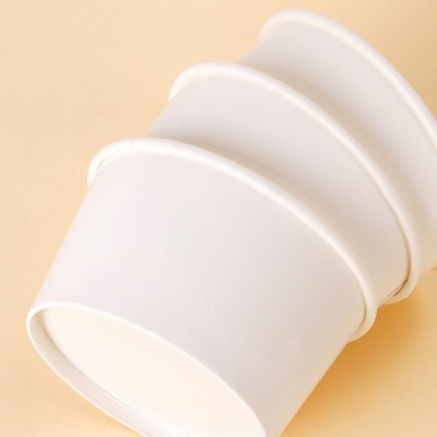 蛋糕胚模具一次性纸碗免洗蛋糕模具6寸7寸淋膜涂层戚风烘培碗纸碗图2