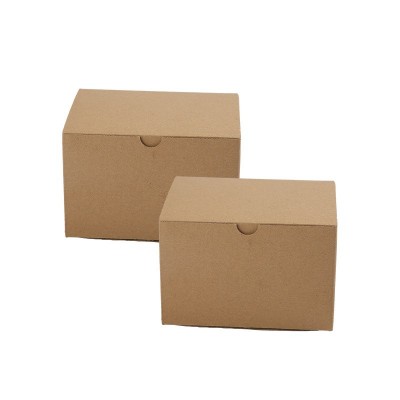 折叠翻盖牛皮纸盒指甲油黄色瓦楞纸盒轴承小电机螺栓通用包装纸箱图4