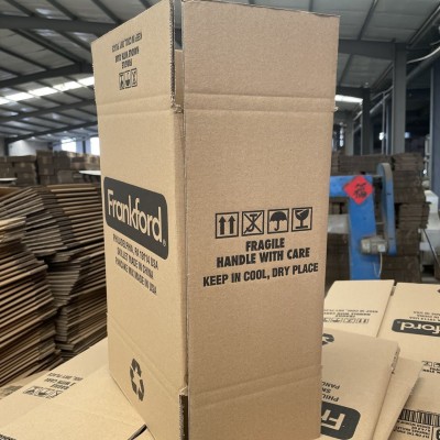 定制即墨三层五层瓦楞纸箱仓库陈列展示箱货架展示分类盒加硬纸箱图3