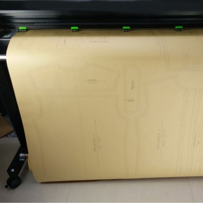 CAD绘图刻字机字稿优质牛皮卡纸服装打版镂空样板卷筒家具包图2