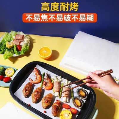 【纸业批发烘焙纸烧烤纸电烤炉纸硅油纸烤盘垫纸耐高温纸图2